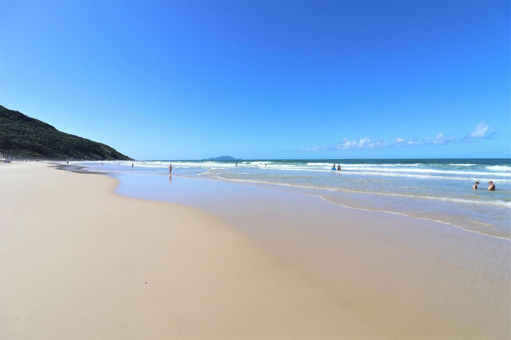 Maravilhoso Apto Wi-Fi E Vista Para O Mar - Hb06F Florianopolis Bagian luar foto